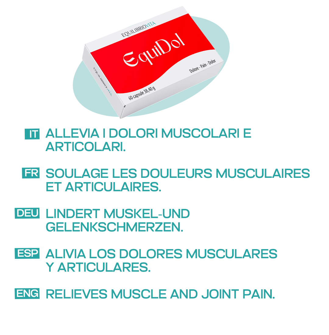 EquiDol - Integratore naturale per dolori muscolari e articolari
